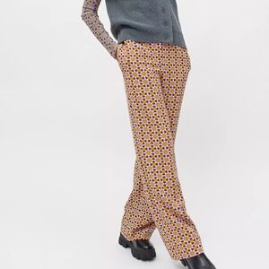UO Urban Outfitters Colette Pull-On Trouser Pant Funky Daisy Print Size S